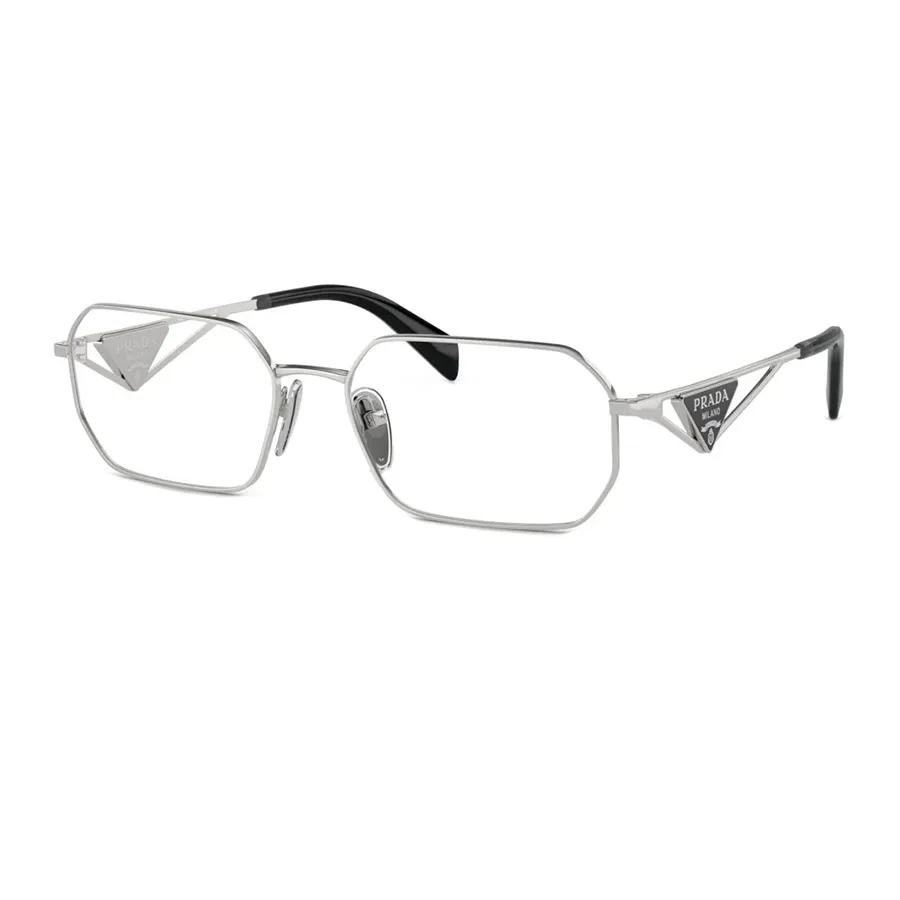 Kính Mắt Cận Nữ Prada Eyeglasses Argento PR A53V 1BC1O1 Màu Bạc