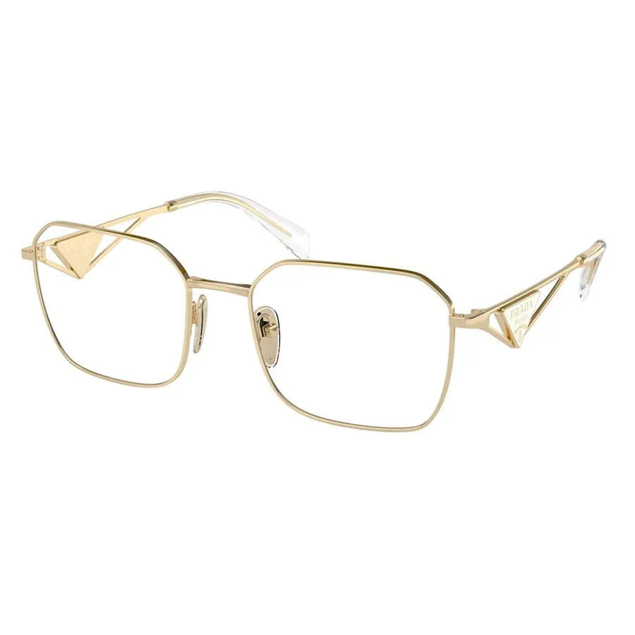 Kính Mắt Cận Nữ Prada Pale Gold Eyeglasses PR A51V ZVN1O1 Màu Vàng Gold