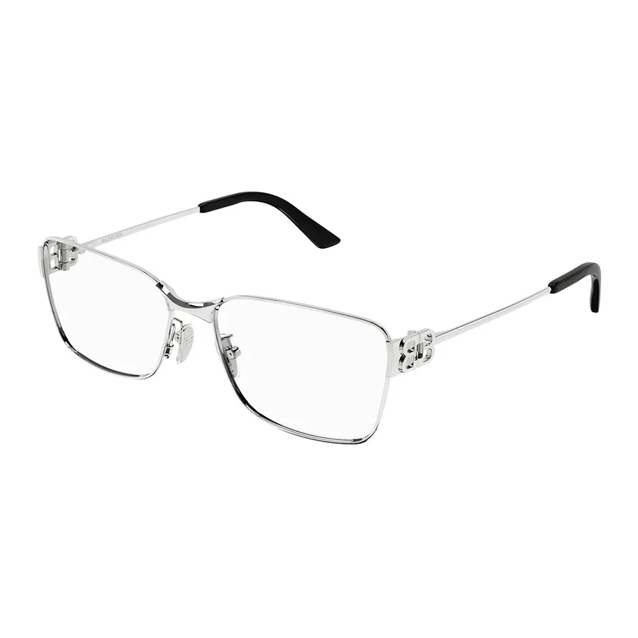 Kính Mắt Cận Unisex Balenciaga Prescription Glasses BB0375OA 003 Màu Bạc T-AG