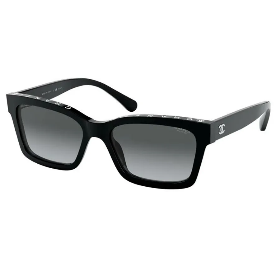 Kính Mát Nữ Chanel Square Sunglasses 0CH5417 C501S8 Black Màu Đen Xám
