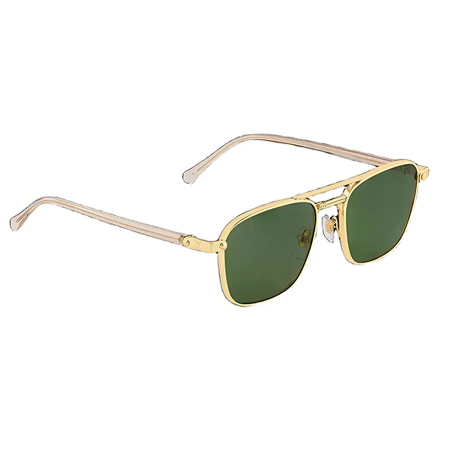 Kính Mát Nam Louis Vuitton LV Signature Square Sunglasses Z2021U Màu Xanh - Vàng N-LV