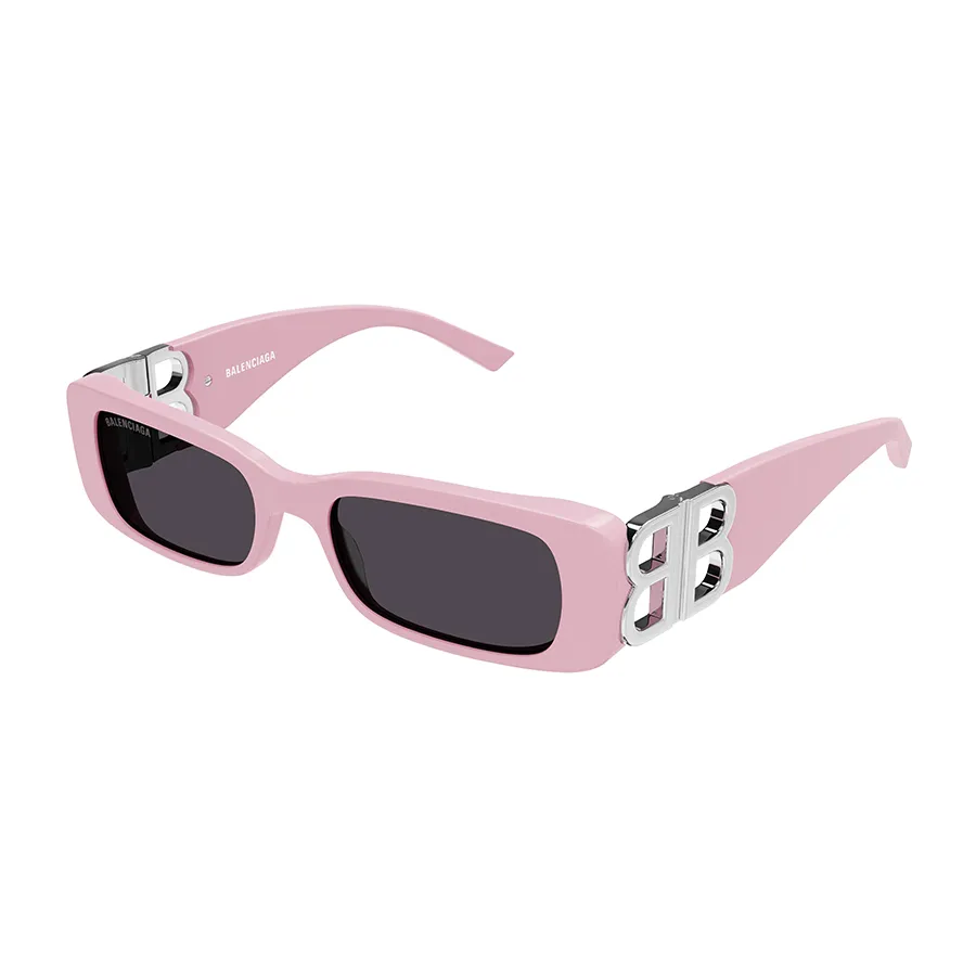 Kính Mát Nữ Balenciaga Everyday Sunglasses BB0096S 012 Màu Hồng Xám T-AG