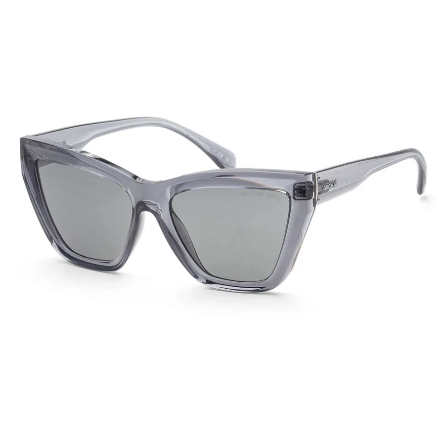 Kính Mát Nữ Michael Kors Women's Blue Cat-Eye Sunglasses MK2211U Màu Xanh Xám