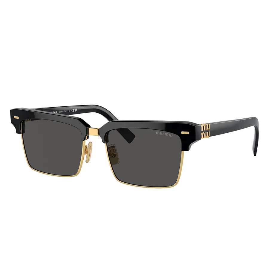 Kính Mát Nữ Miu Miu Sunglasses 0MU 10ZS 1AB5S0 Màu Xám/Đen T-AG