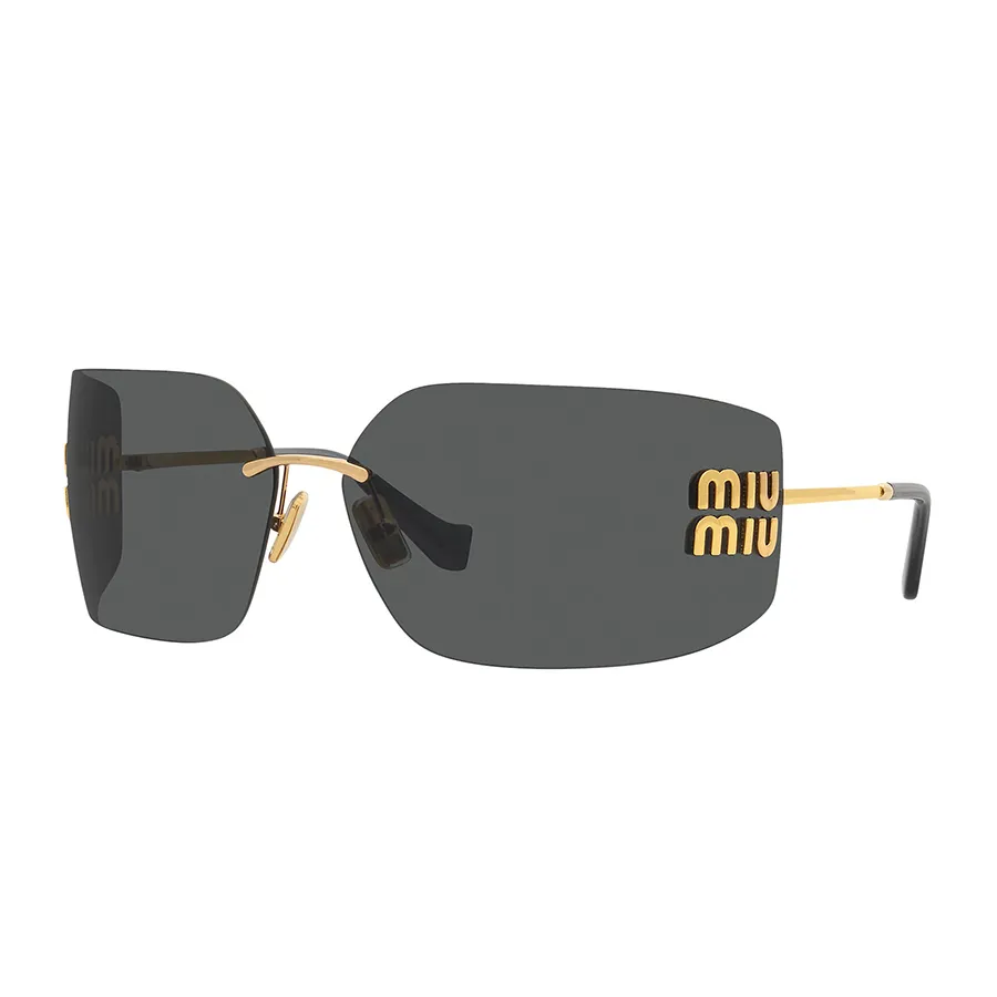 Kính Mát Nữ Miu Miu Sunglasses 0MU 54YS 5AK5S0 Màu Xám/Vàng Gold T-AG