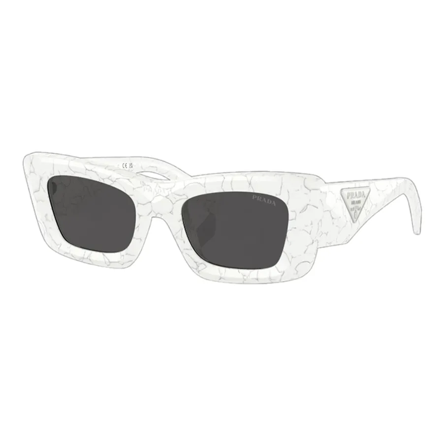 Kính Mát Nữ Prada Transparent Sunglasses 13ZS Màu Trắng | Vua Hàng Hiệu