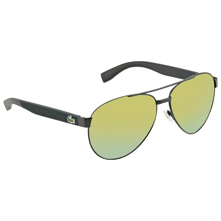 Kính Mát Unisex Lacoste Green Pilot Sunglasses L185S 315 60 Màu Xanh Đen