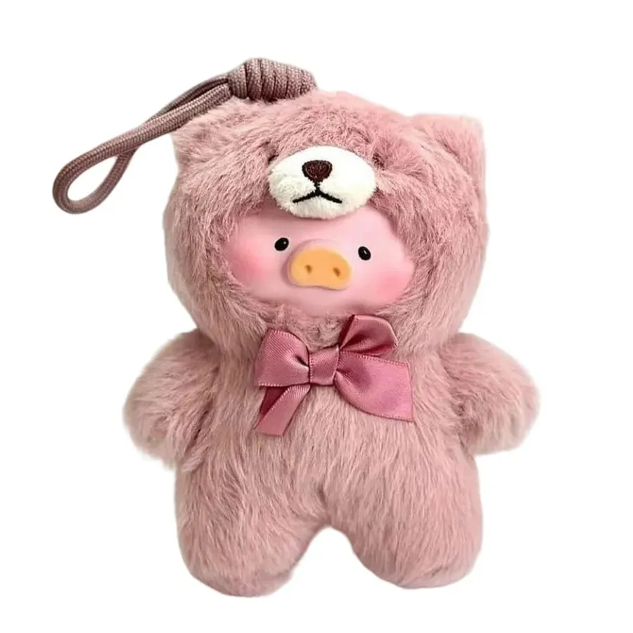 Móc Khóa Gấu Bông ToyZeroPlus Teddy Lulu The Piggy Màu Hồng (2025)