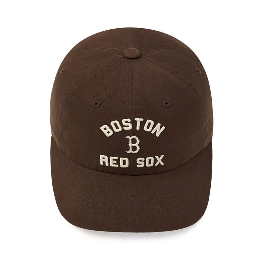 ◆MLB Korea◆ Basic small logo unstructured ball cap BOS Cha หมวกแก็ป Nano Logo Unstructured Ball Cap