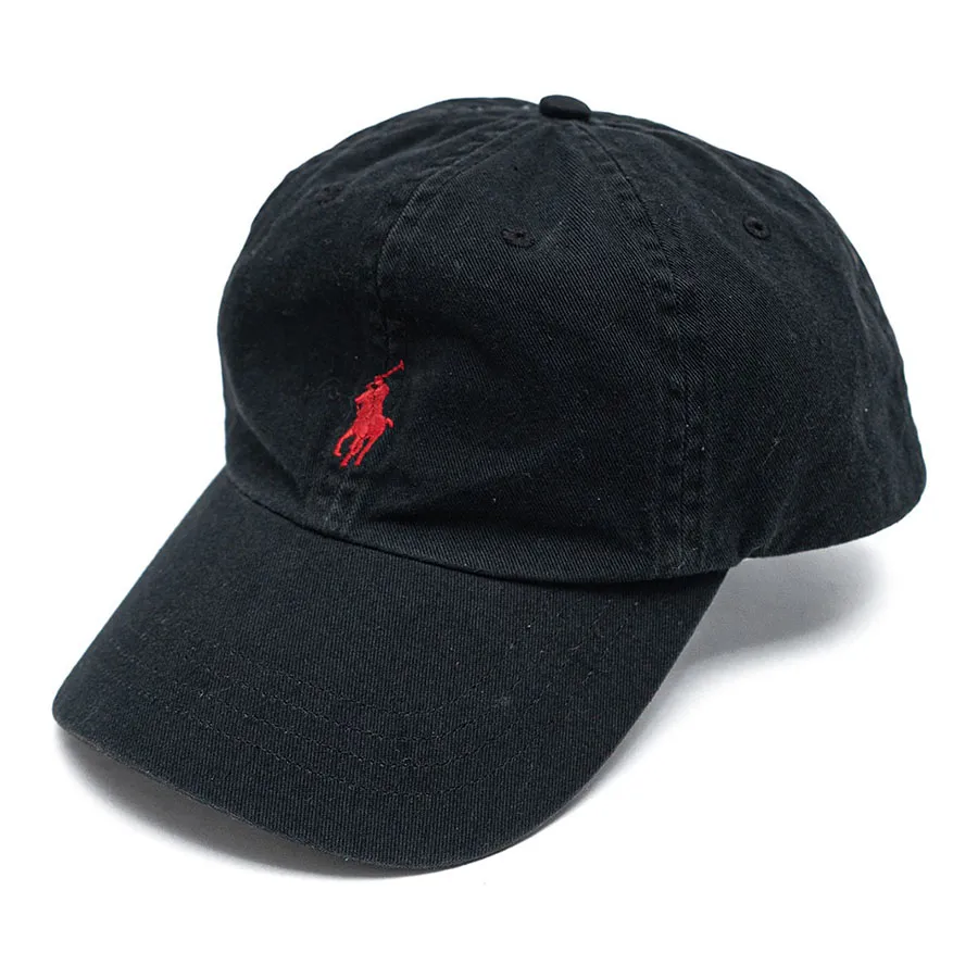 Mũ Ralph Lauren Cotton Chino Baseball Cap Màu Đen T-YE