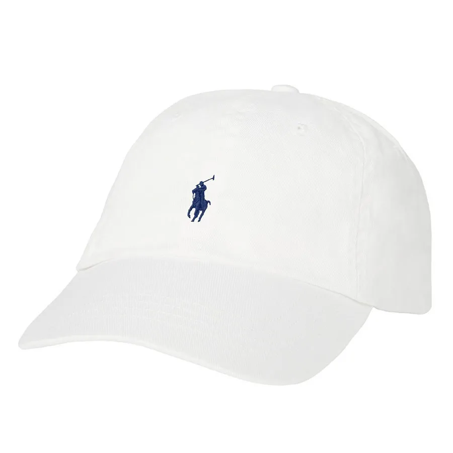 Mũ Ralph Lauren Cotton Chino Baseball Cap Màu Trắng T-YE