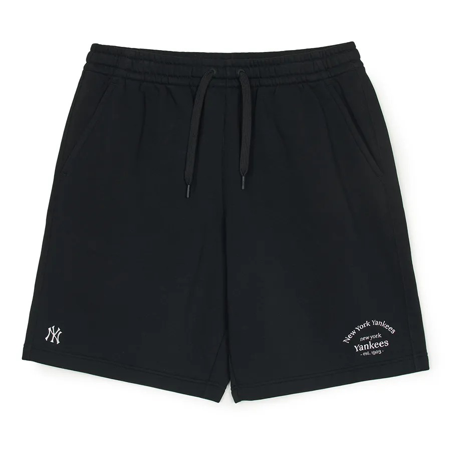 MLB korea■新作*VARSITY LETTERING 6-POCKET SHORTS Quần Short MLB Basic Lettering Logo 6-Part Shorts New York