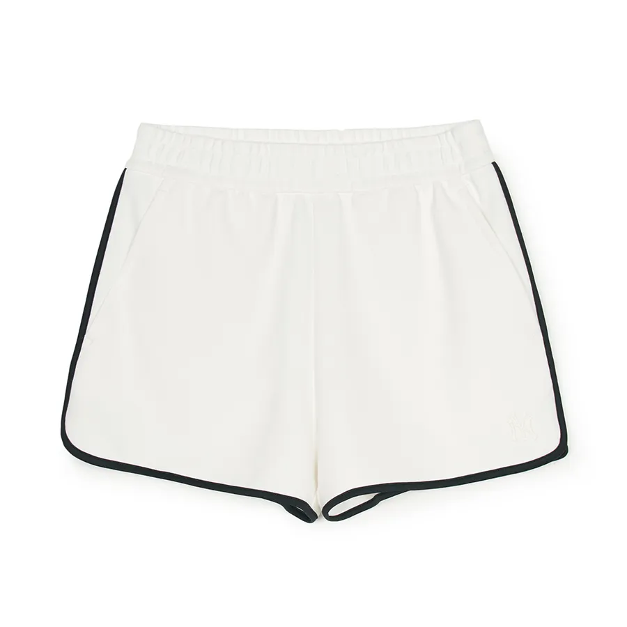 Quần Short Nữ MLB Women's Basic Dolphin Shorts New York Yankees 3FSPB0453-50IVS Màu Trắng Kem Size XS