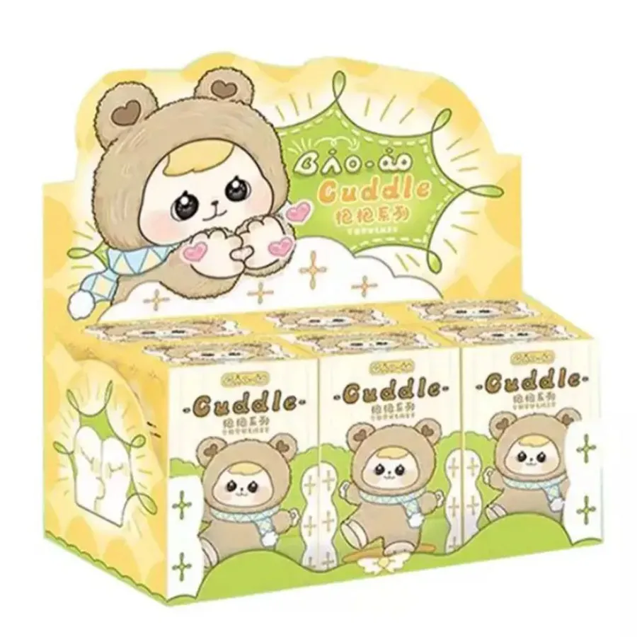 Set Móc Khóa CQTOYS Bao-ao Blindbox Cuddle 6 Chiếc Phối Màu