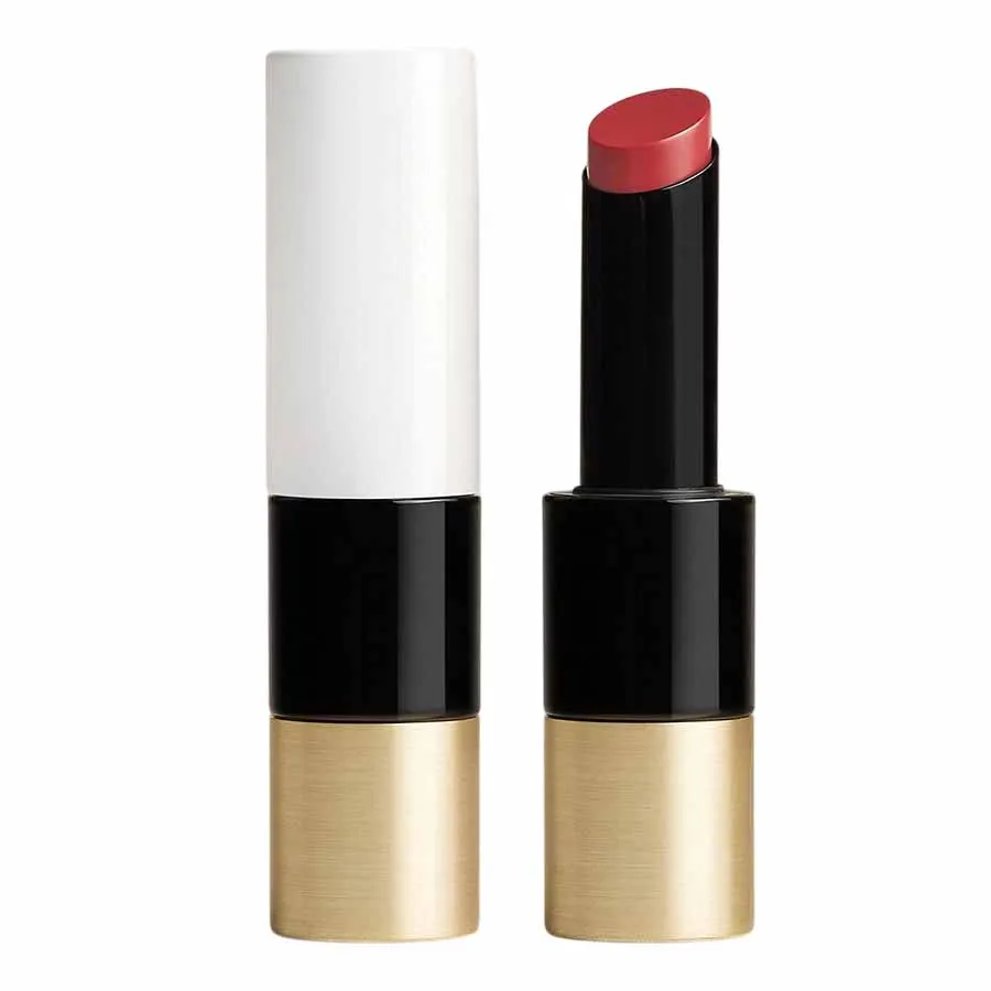 Son Hermès Rouge Hermès Silky Lipstick Shine 21 Rose Épicé Màu Hoa Hồng Khô C_TN