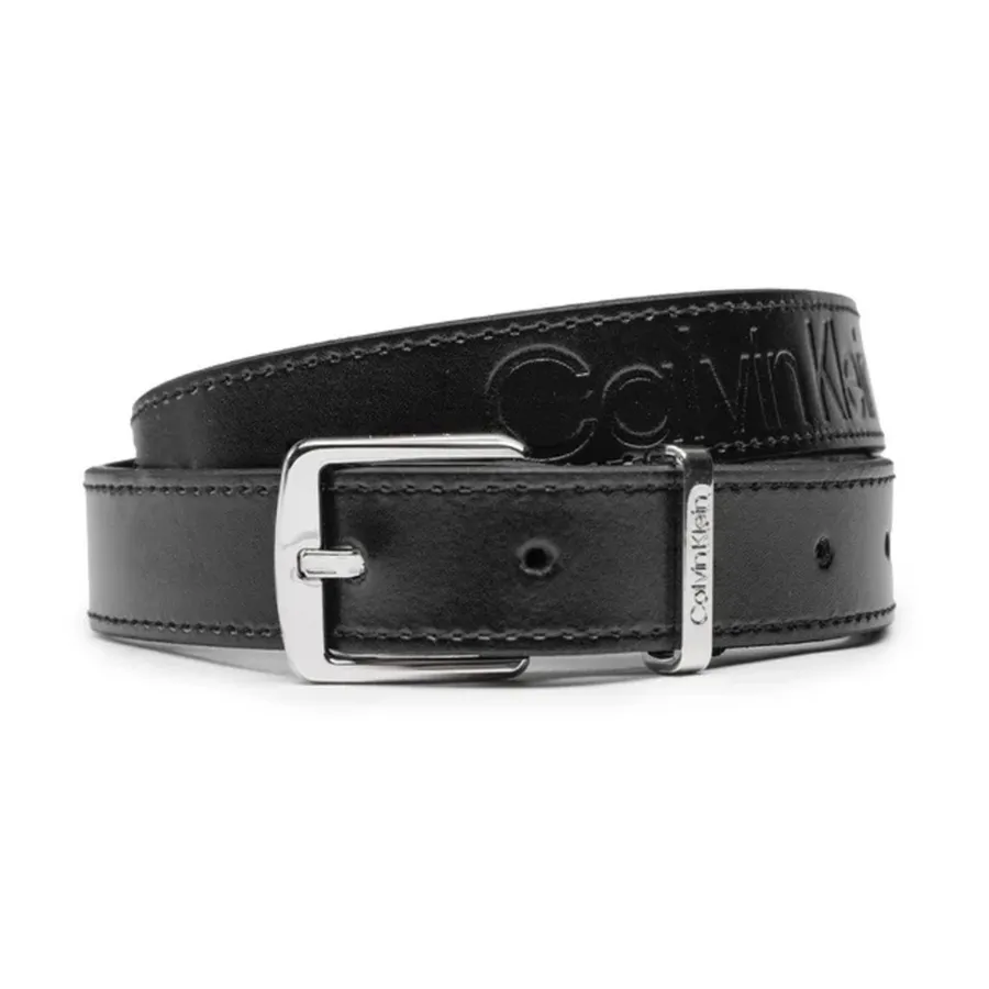 Thắt Lưng Nam Calvin Klein CK Black Belt K60K609986_NERO_BAX Màu Đen Size 90