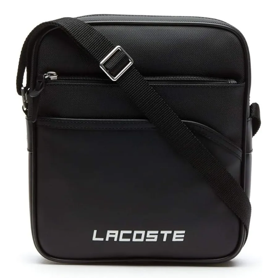 Túi Đeo Chéo Nam Lacoste Men’s Sport Ultimum Lettering Zip Bag Messenger NH2225UT-000 Màu Đen