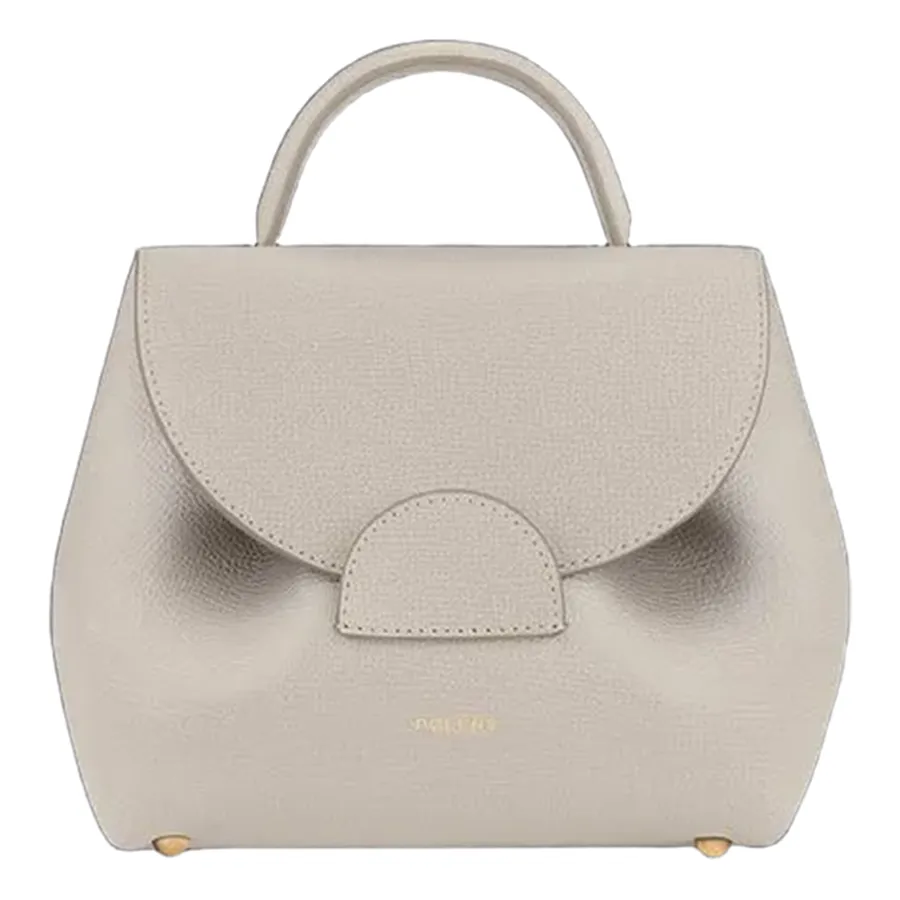Túi Đeo Chéo Nữ Polène Numéro Un Nano Edition Textured Chalk Crossbody Bag Màu Xám D-NA