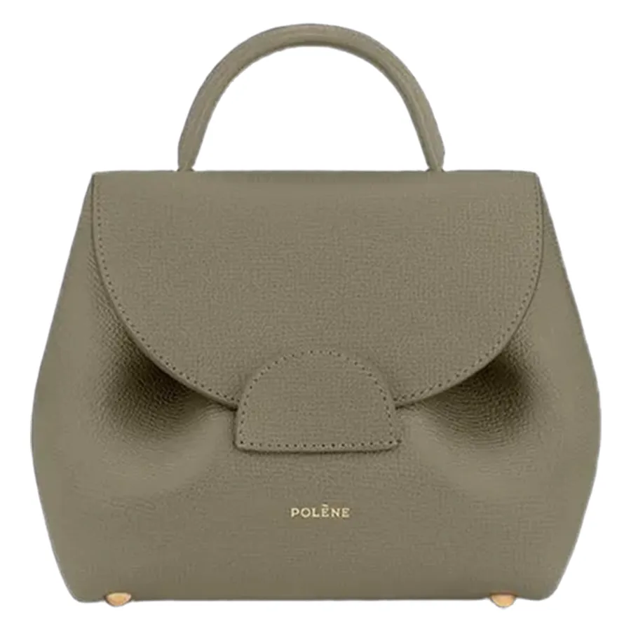 Túi Đeo Chéo Nữ Polène Numéro Un Nano Edition Textured Olive Crossbody Bag Màu Xanh Olive D-NA
