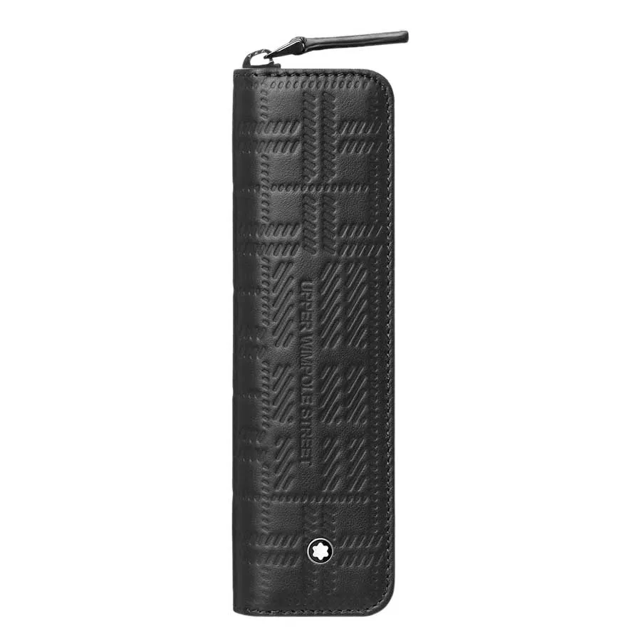 Túi Đựng Bút Montblanc 1-Pen Pouch MB128636 Màu Đen