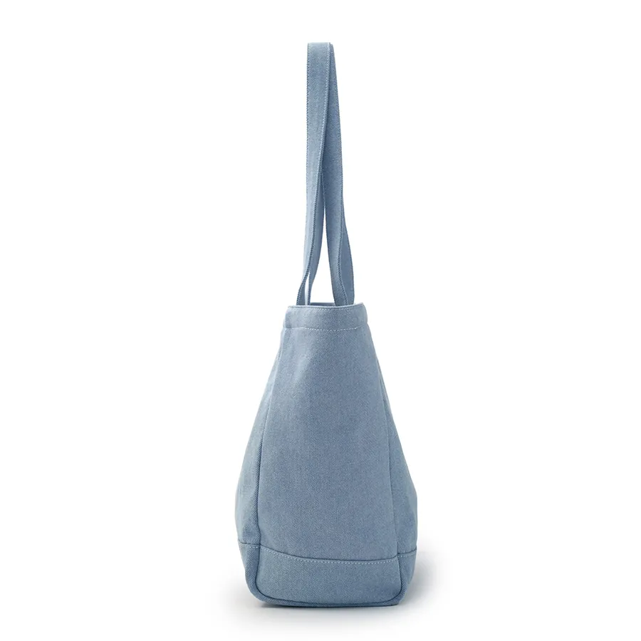 Túi Tote MLB Vintage Lettering Denim Shopper Bag LA Dodger
