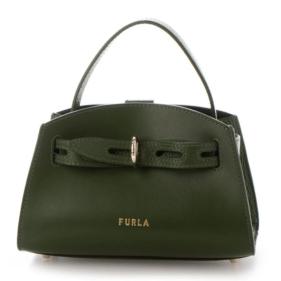 Túi Xách Tay Nữ Furla Margherita Mini Top Handle Màu Xanh Lá