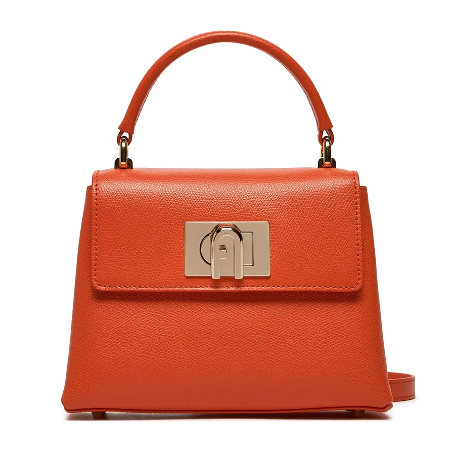 Túi Xách Tay Nữ Furla 1927 Mini Top Handle Màu Cam D-RS