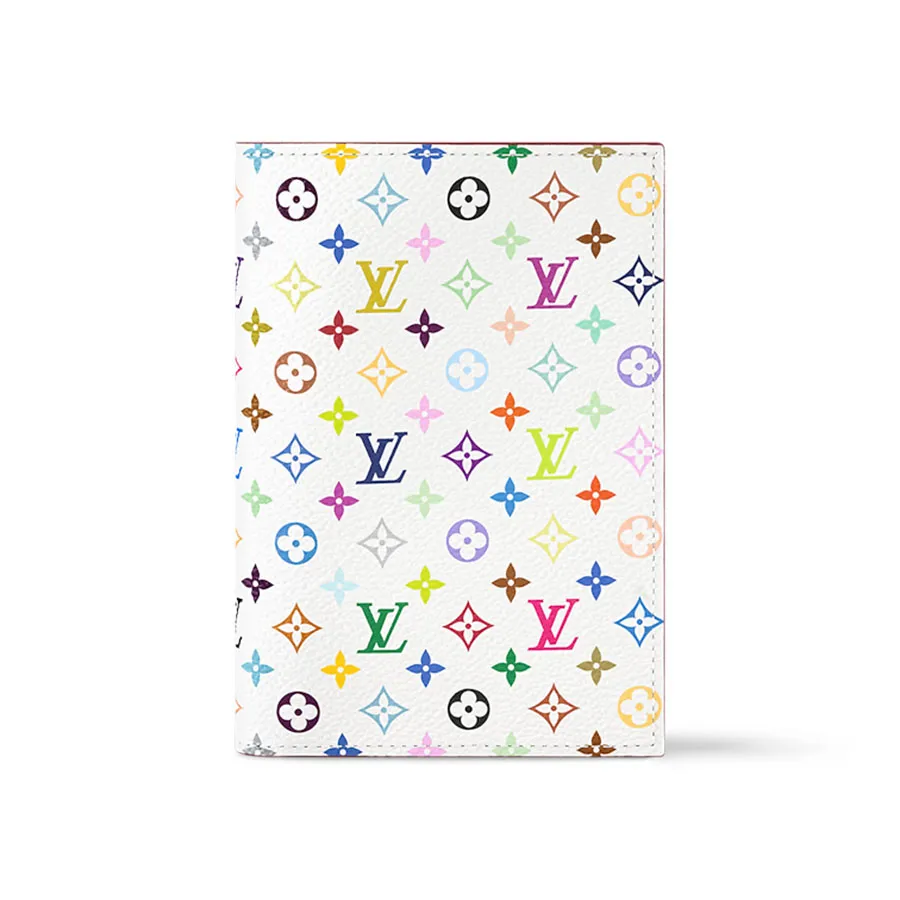 Ví Đựng Hộ Chiếu Louis Vuitton LV x TM M14178 Màu Trắng Hoạ Tiết D- TT