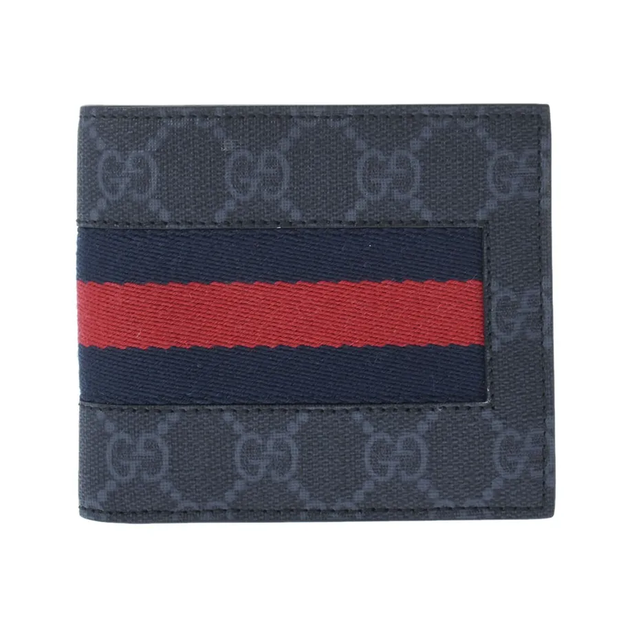 Ví Nam Gucci Ophidia GG Supreme Canvas Wallet 408826-KHN4N-1095 Màu Đen Xám D-QN