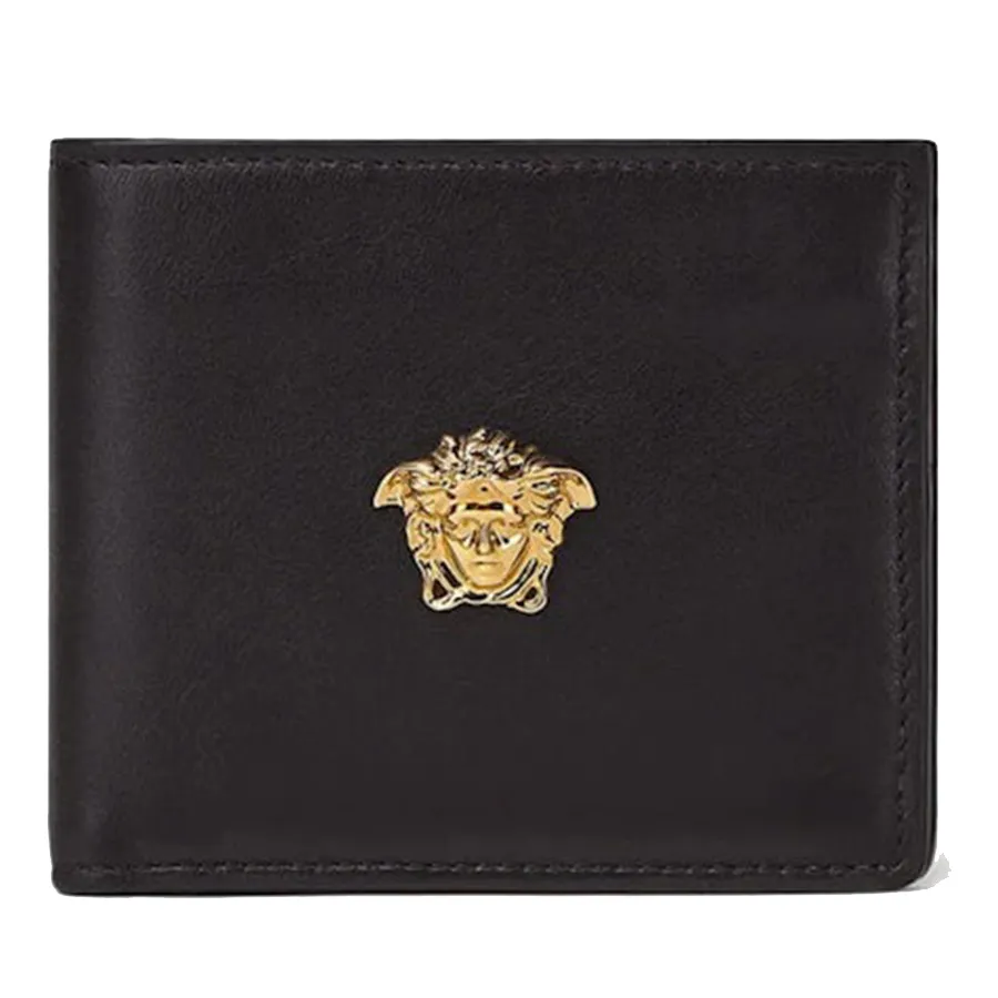 Ví Nam Versace La Medusa Bifold (6 Card Slot) Wallet Black Màu Đen ...