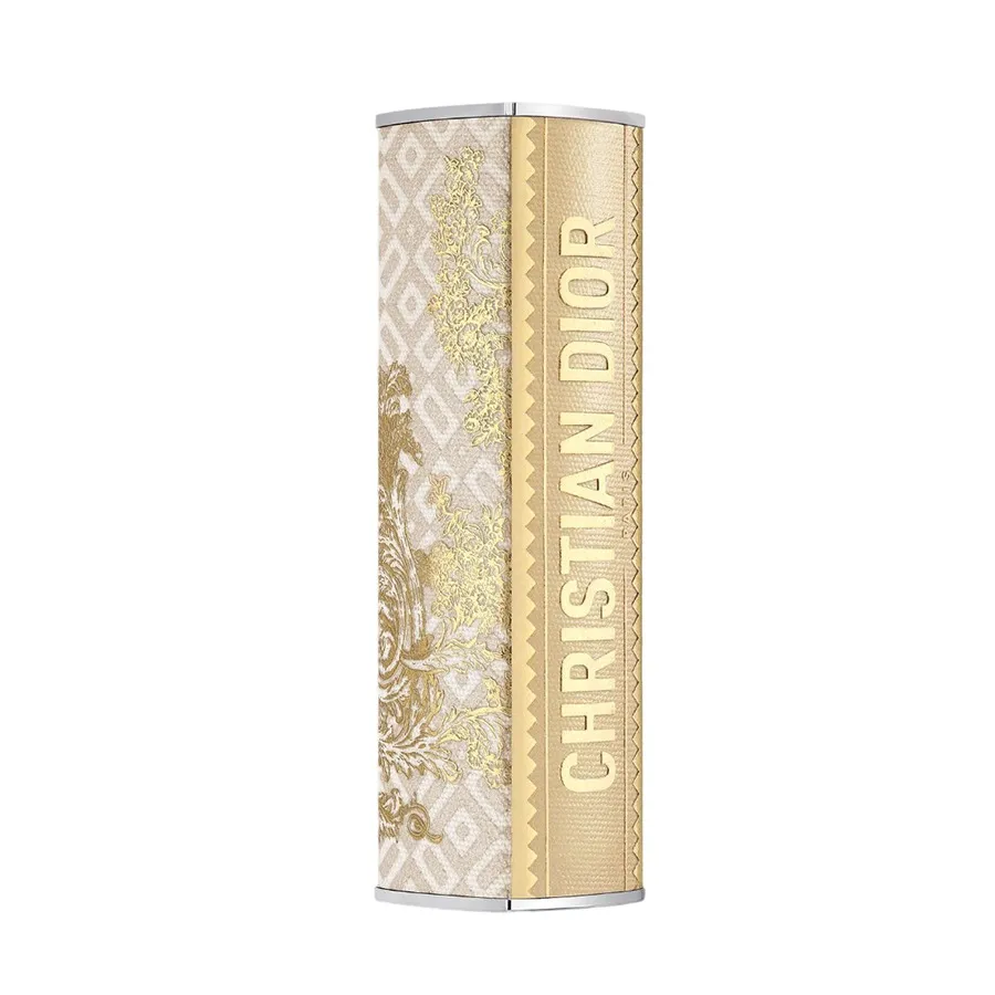 Vỏ Son Dior Addict Case Shine Lipstick Couture Case Refillable Grand Bal Màu Vàng Họa Tiết C_TN