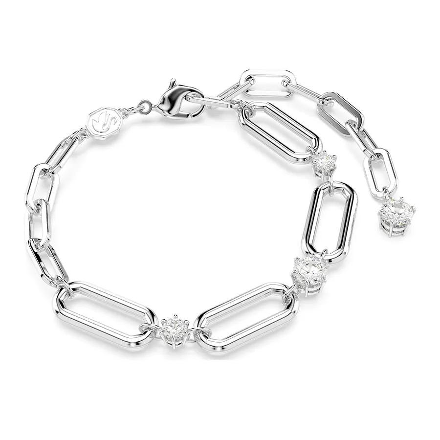 Vòng Đeo Tay Nữ Swarovski Constella Bracelet White, Rhodium Plated 5683353 Màu Bạc