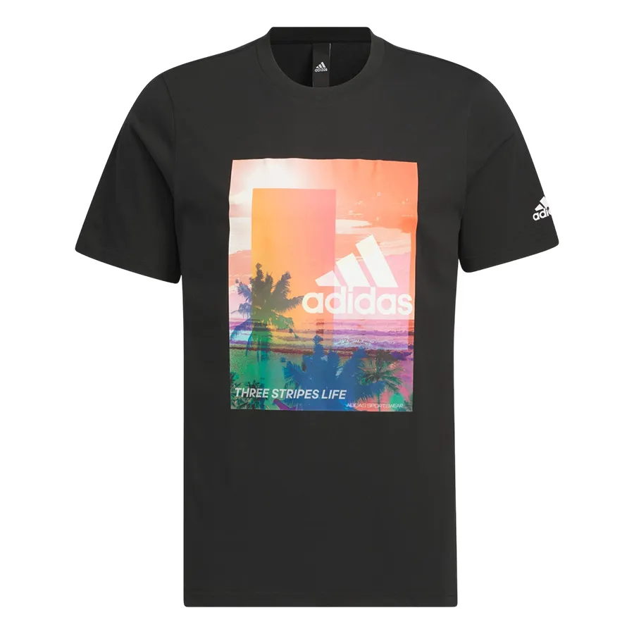 Áo Phông Nam Adidas Palm Tree Tee IT0903 Màu Đen Size S