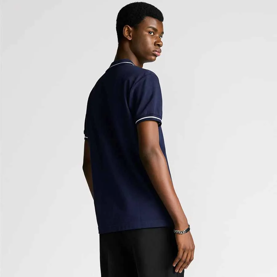 Áo Polo Nam Dior Shirt With Bee Embroidery 733J805B0373_C570 Màu