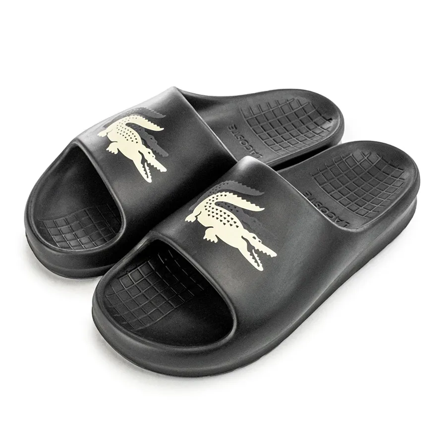 Dép Lacoste Croco Evo Serve Slide 2.0 45CMA0005 454 Màu Đen Size 40.5