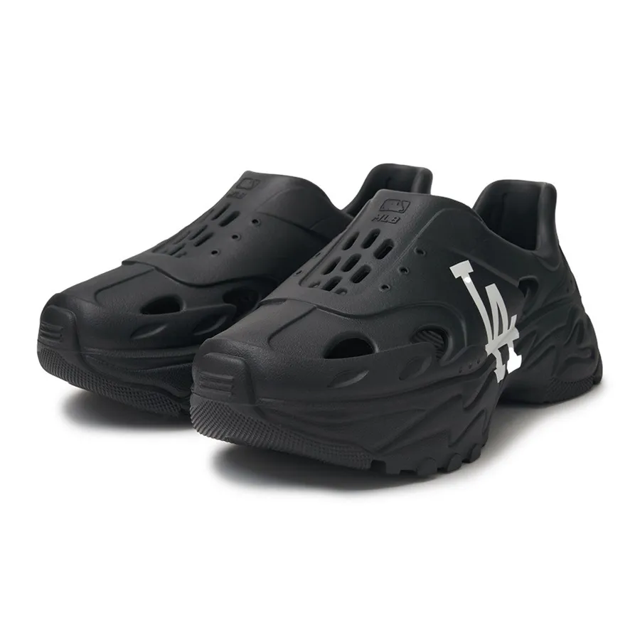 Dép Sandals MLB Korea BigBall Chunky Recovery LA Dodgers Black