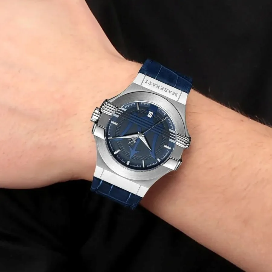 Đồng Hồ Đôi Maserati Potenza R8851108015 – R8851108502 Màu Xanh