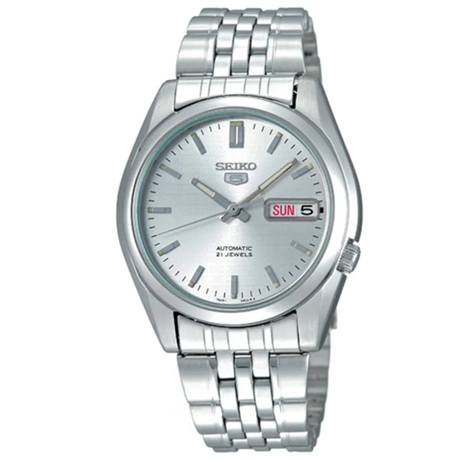 Đồng Hồ Nam Seiko 5 Automatic SNK355K1 Màu Bạc