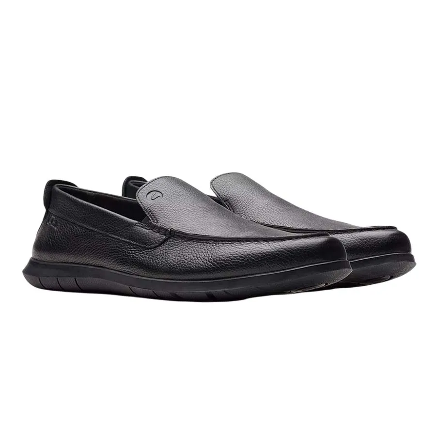 Giày Lười Da Nam Clarks FLX STP 76952 Màu Đen Size 40