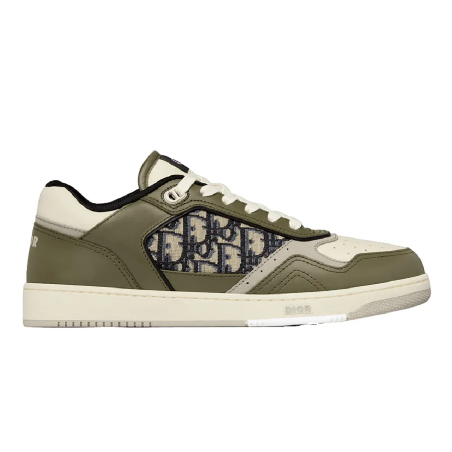 Giày Thể Thao Dior B27 Low-Top Sneaker Olive Cream Dior 3SN272ZIR-H661 Màu Xanh Olive Size 41.5
