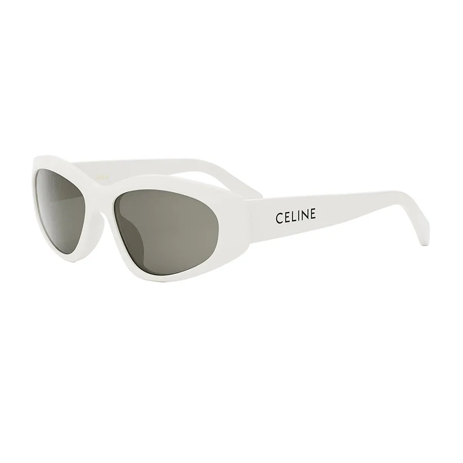 Kính Mát Nữ Celine Monochroms Cat Eye Sunglasses CL40279U 25A Màu Trắng
