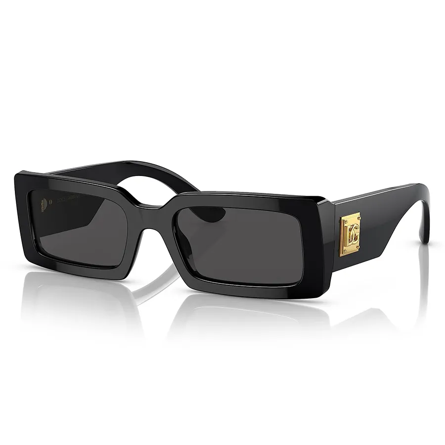 Kính Mát Nữ Dolce & Gabbana D&G 4416 Shiny Black/ Grey Sunglasses Màu ...