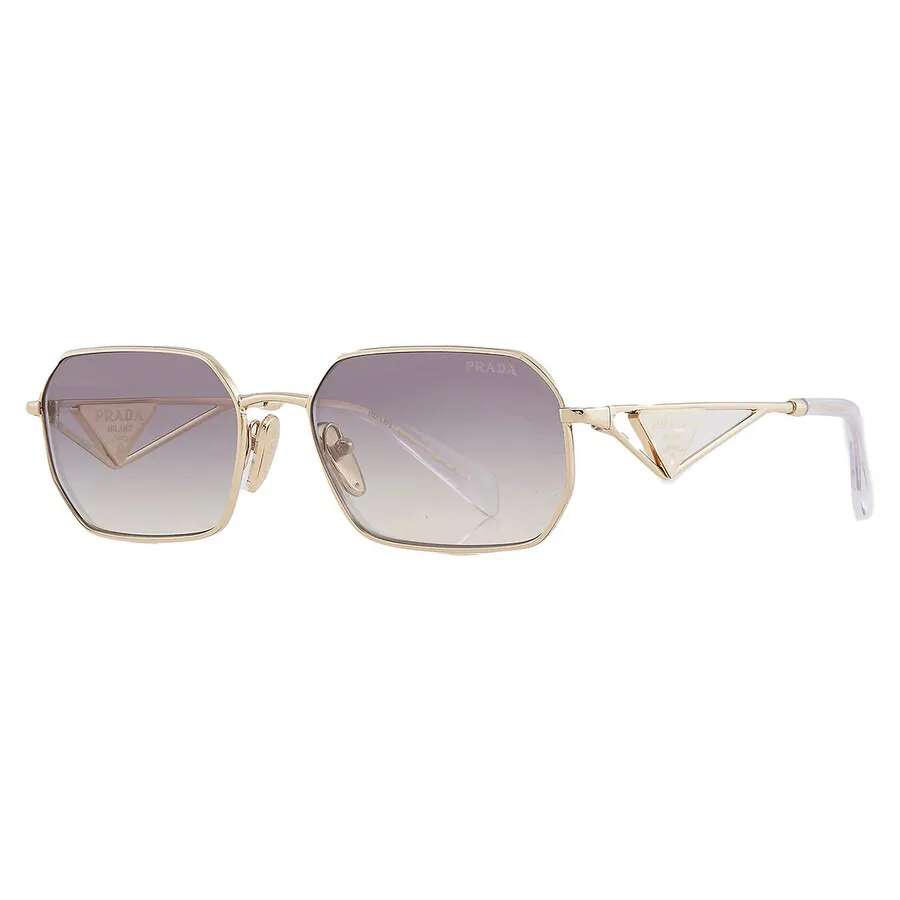 Kính Mát Nữ Prada Blue Gradient Mirror Silver Geometric Ladies Sunglasses PRADA PR A51S ZVN30C Phối Màu