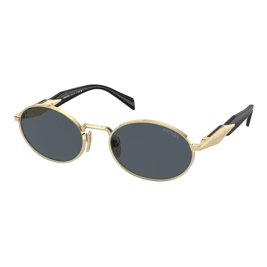 Kính Mát Nữ Prada Sunglasses 0PR 65ZS ZVN09T Màu Vàng Xám