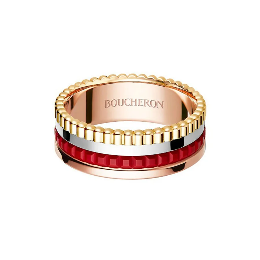Nhẫn Nữ Jewery Luxury Quatre Red Edition Small Ring JRG02938 Màu Đỏ Vàng