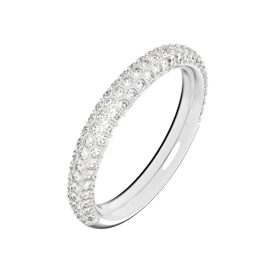 Nhẫn Nữ Swarovski Dextera Ring White, Rhodium Plated 5383948