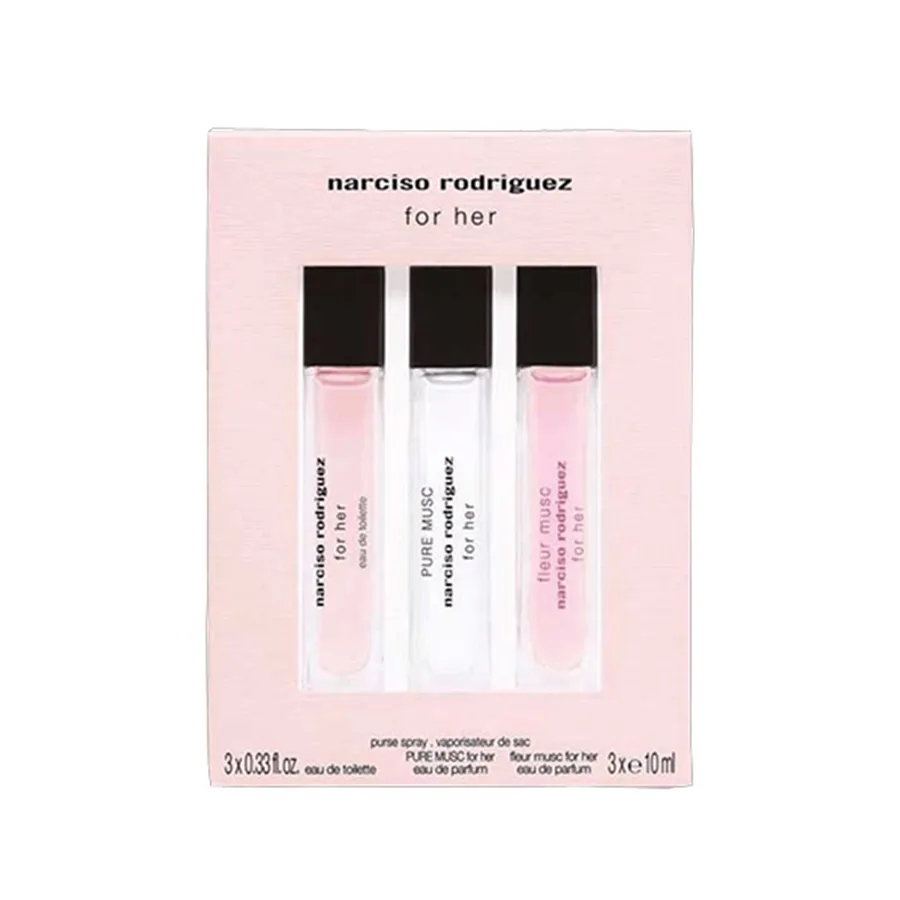 Set Nước Hoa Nữ Narciso Rodriguez For Her 10ml x 3 | Vua Hàng Hiệu