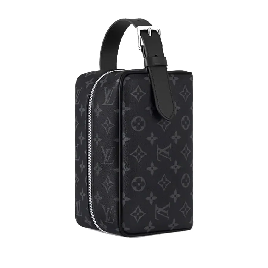 Túi Cầm Tay Nam Louis Vuitton LV Locker Dopp Kit M83113 Màu Đen D-MT