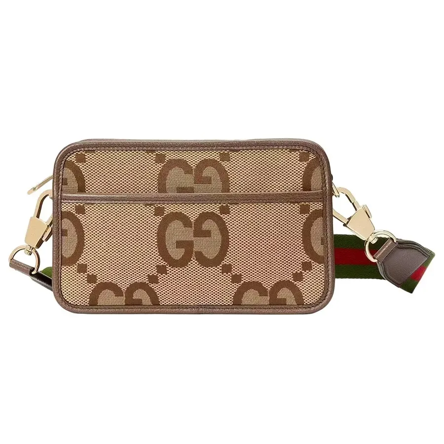 Túi Đeo Chéo Nam Gucci Jumbo GG Mini Bag 696075 UKMDG 2570 Màu Nâu D-QN