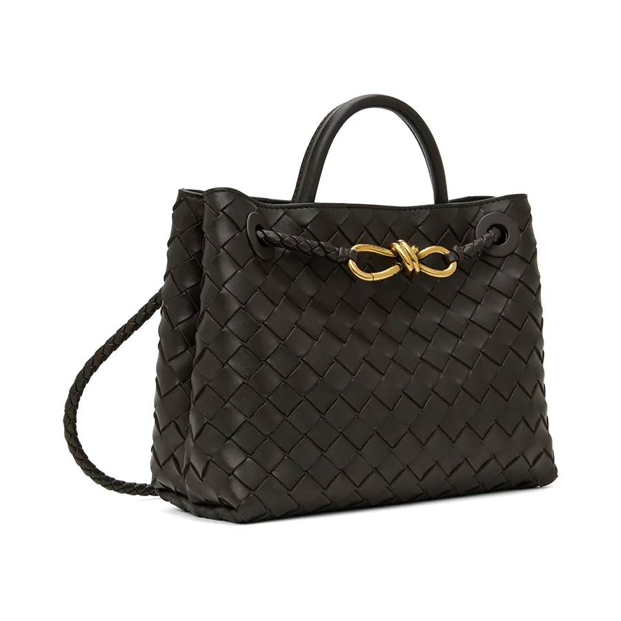 Túi Đeo Chéo Nữ Bottega Veneta Small Andiamo Bag Màu Đen